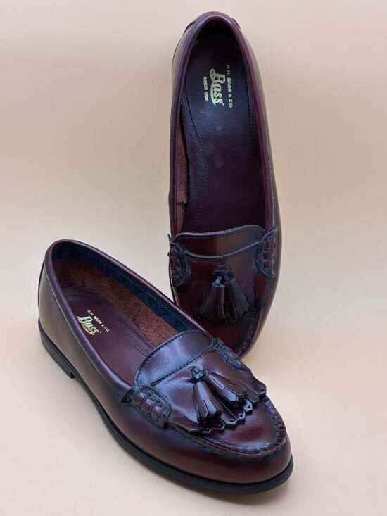 G.H. Bass & Co. Shoes - G.H. Bass & Co. Burgundy Tassel Loafers